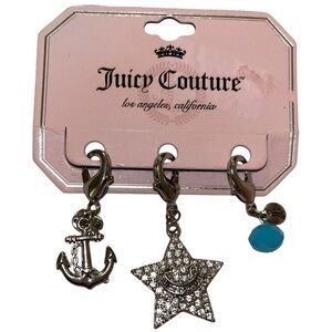 Juicy Couture Silver Charm Set